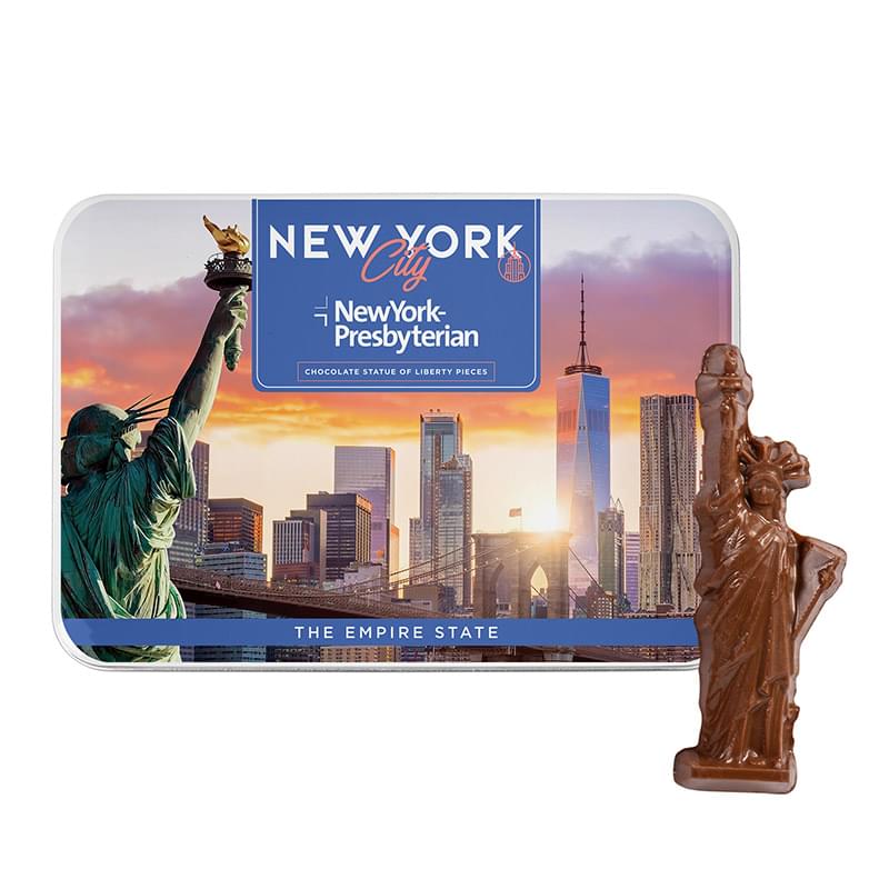 Gift Tin with Statue of Liberty Chocolates