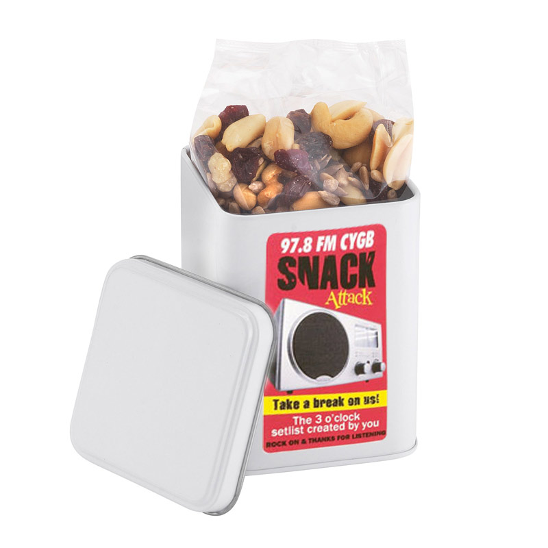 Canister Tin - Raisin Nut Trail Mix