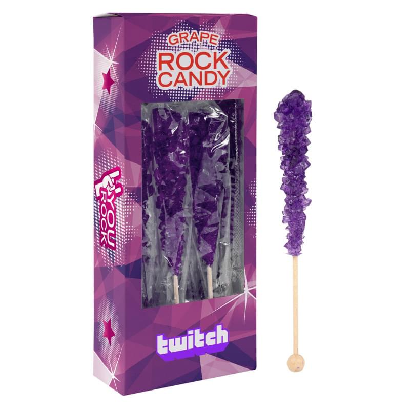 Candy By Color Rock Candy 8 Pack