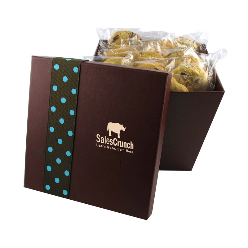 Large Tapered Cookie Box - Cookies