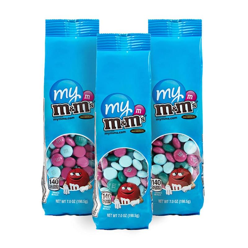 7oz. Color Choice M&M’S® Bags- Set of Three Bags