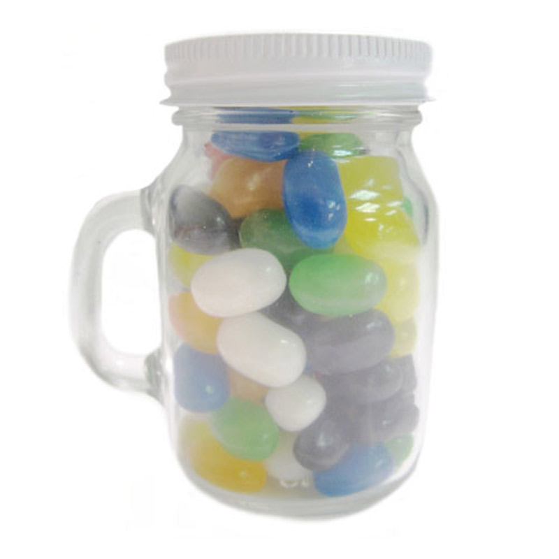 Glass Mini Mason Jars - Gourmet Jelly Beans