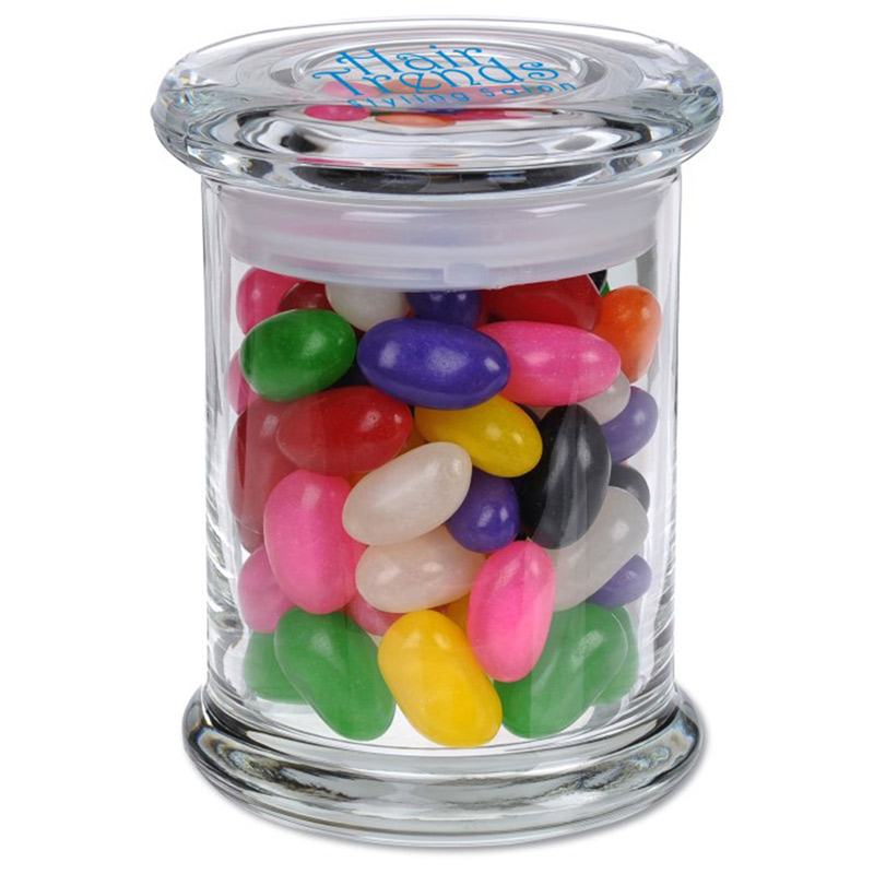 Glass Gourmet Jar - Jelly Beans