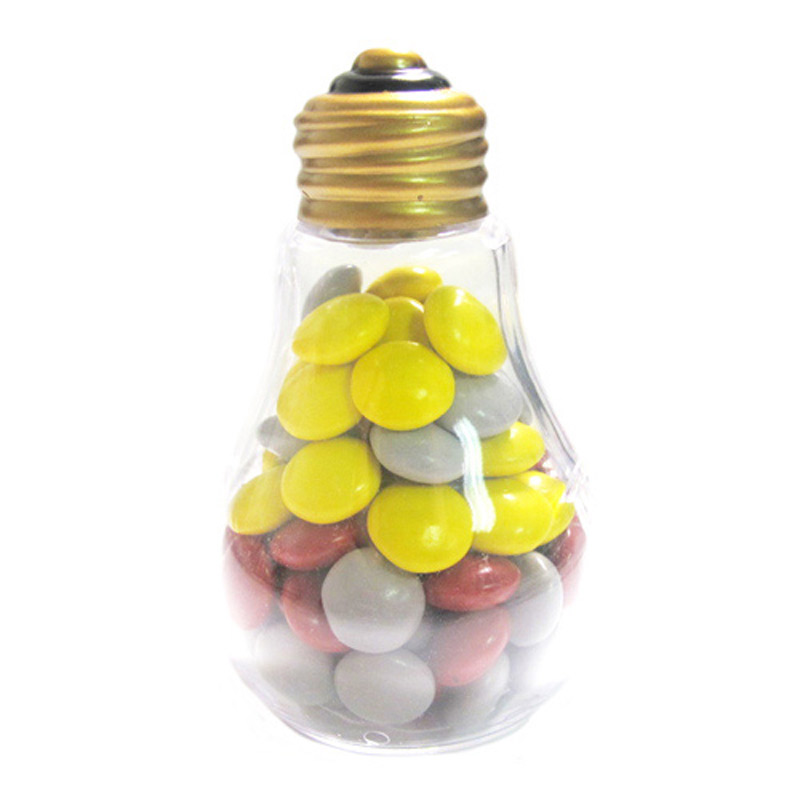 Plastic Light Bulbs - Chocolate Buttons