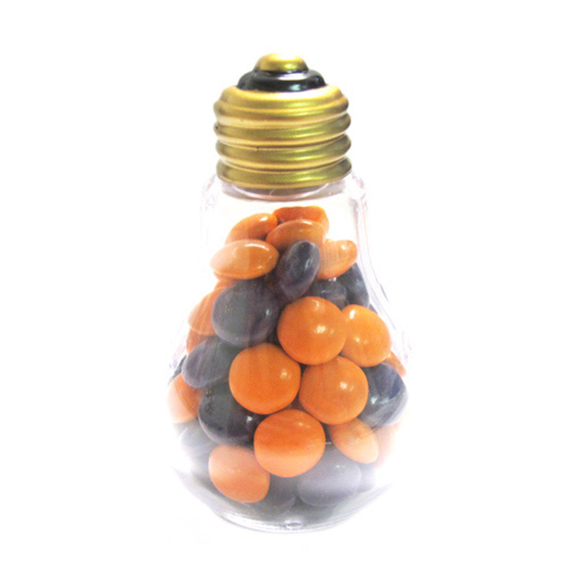 Plastic Light Bulbs - Chocolate Buttons Imprinted