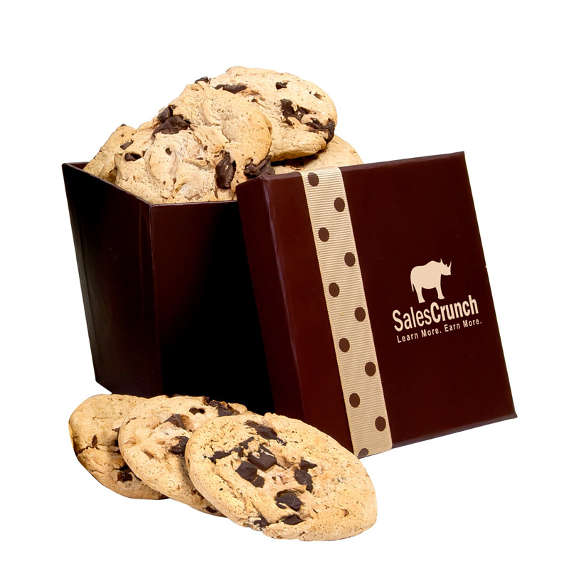 Small Tapered Cookie Box - Cookies