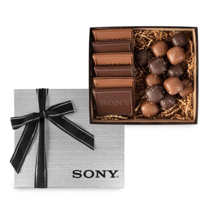 6 Piece Cookie and Confection Gift Box with Sea Salt Caramels