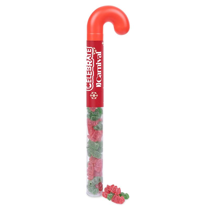 Holiday Candy Tube - Sour Gummy Bears