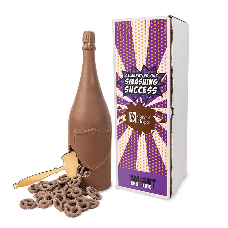 Mega Smash Chocolate with Mini Milk Pretzels