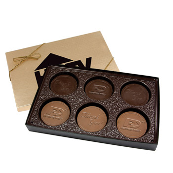 Cookie Gift Box with 6 Round Cookies
