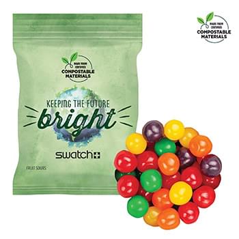 2oz ECO-Digibag, Compostable & Full Color, Assorted Fruit Sours