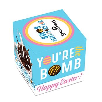 Hot Chocolate Bomb With Yellow Drizzle - Easter Box