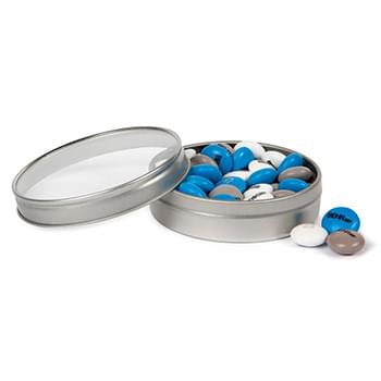 1.5 oz. Personalized M&M'S® in a Silver Tin