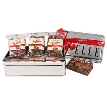 Mrs. Fields  ® Double Chocolate Fudge Brownie Tin- 6 pack