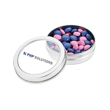 Small Top View Tin - Chocolate Buttons