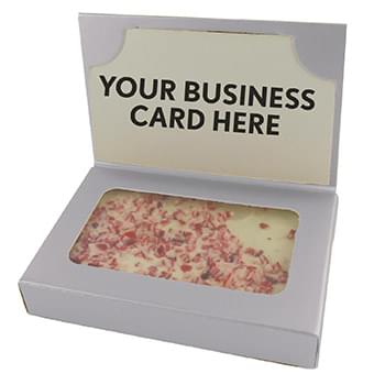 Cookie Business Card Box with Peppermint Bark
