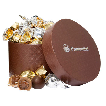 Small Hat Box - Twist Wrapped Truffles