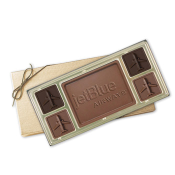 Custom Chocolate Squares Gift Box (6 1/2oz.)