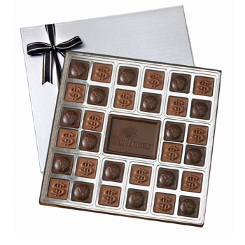 Custom Chocolate Squares Gift Box (3 lbs.)