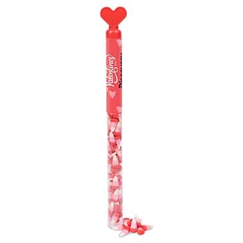 Happy Valentines Candy Tube - Valentines Candy Corn
