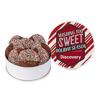 Decadent Chocolate French Sable Cookie in Gift Tin