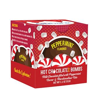 Hot Cocoa Bomb - Peppermint Flavor