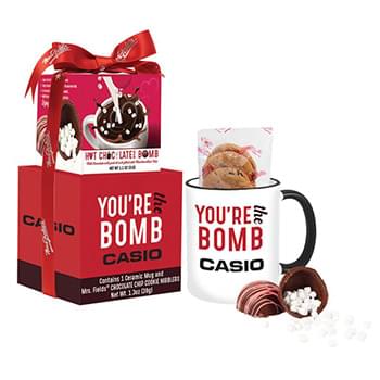 Mrs Fields Valentines Mug, Cookies & Hot Cocoa Set