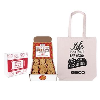A Batch Made In Heaven Mrs. Fields Cookie Mailer with Tote
