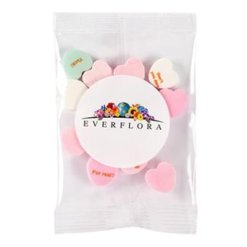 1/2 oz. Snack Pack - Imprinted Conversation Hearts